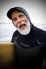 John Langham Surfing Yakutat Alaska